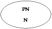 Овал: PN  N      